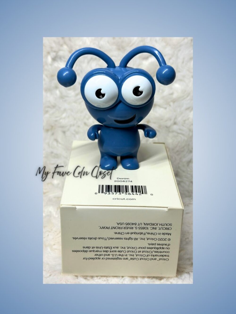 NEW in Box Cricut CUTIE Figurine **DENIM**
